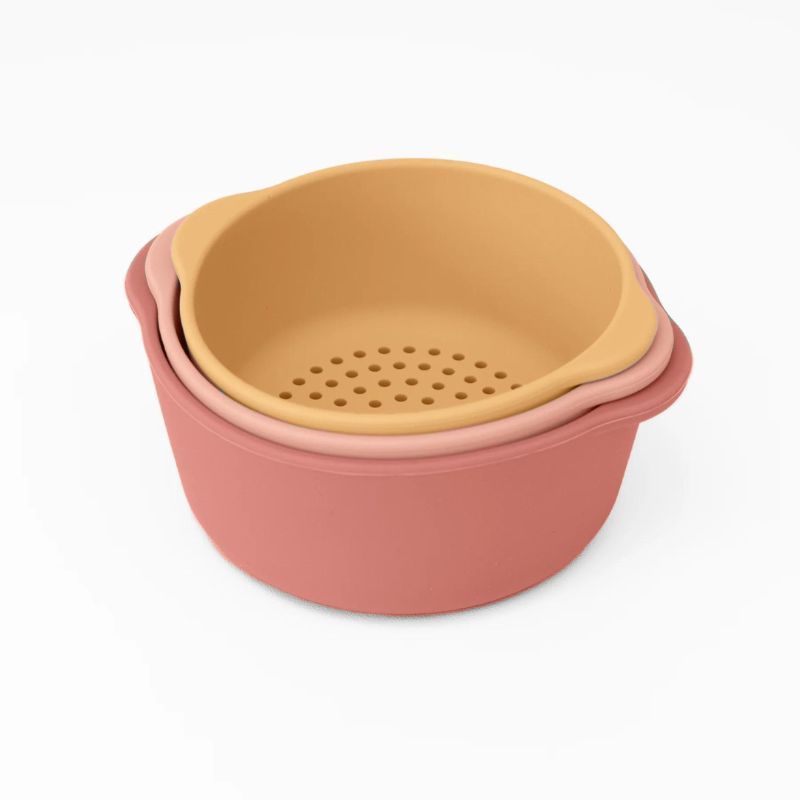 Inspire My Play Nesting Bowls - Coral